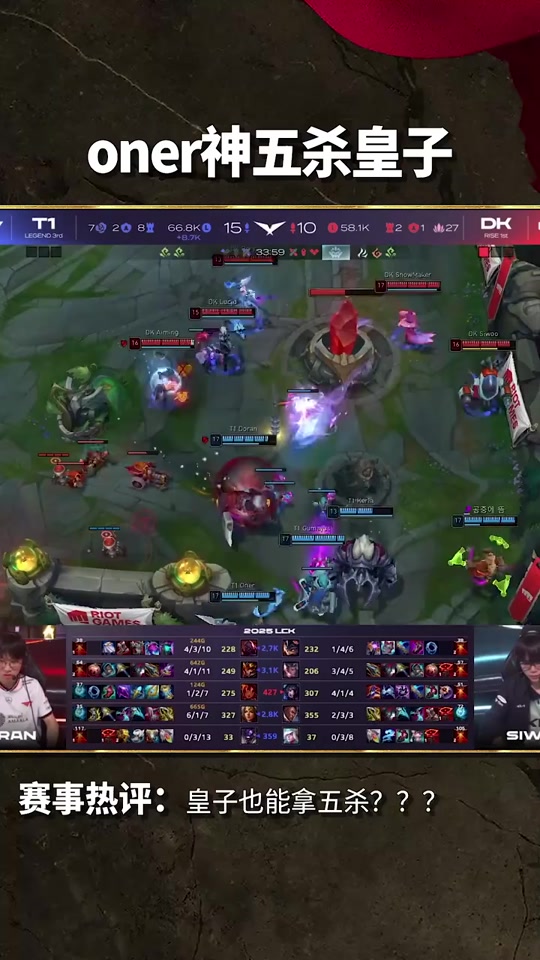 T1碾压BRO,Oner打出惊人五杀激烈交锋半决赛,成为赛场最大亮点 T1碾压BRO,Oner打出惊人五杀激烈交锋半决赛,成为赛场最大亮点